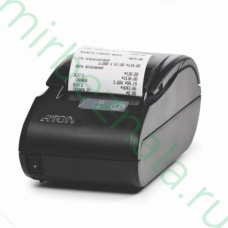 ККТ АТОЛ 11Ф. Черный. с ФН 1.2 36 мес. USB. RS-232. 5.0